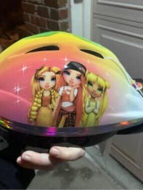 Rainbow High lightup helmet NEW